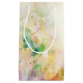 Petit Sac Cadeau Texture grunge abstraite avec la peinture (Devant)