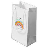 Petit Sac Cadeau Thank You Teacher Rainbow Personalized (Dos Angle)