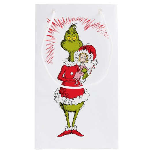Petit Sac Cadeau The Grinch Holds Cindy Lou Who (Dos)
