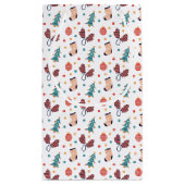 Petit Sac Cadeau Thème de Noël mignon (Dos)