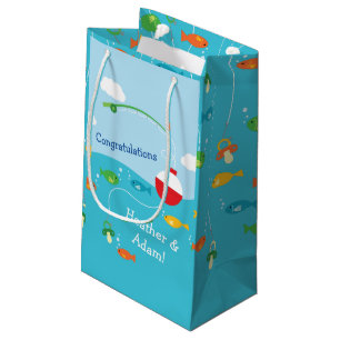 Petit Sac Cadeau Thème de poisson Baby shower de pêche pour pêcheur