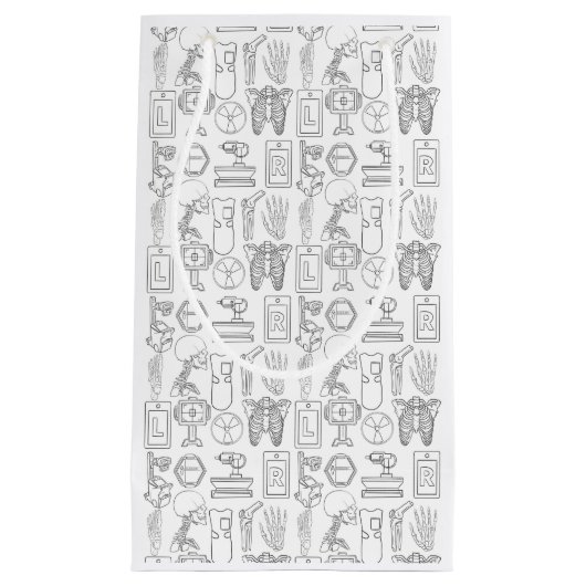 Petit Sac Cadeau Thème de radiologie (Devant)