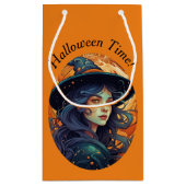 Petit Sac Cadeau Thème Halloween Witch (Dos)