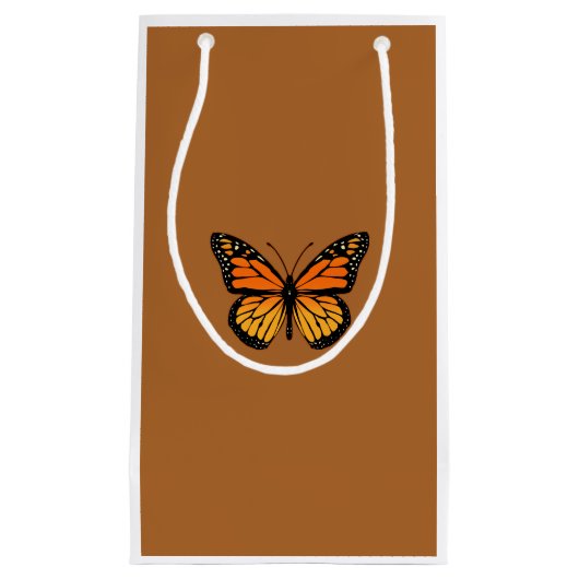 Petit Sac Cadeau Thème Monarch Butterfly (Devant)