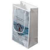 Petit Sac Cadeau Thème nautique Mariage (Dos Angle)