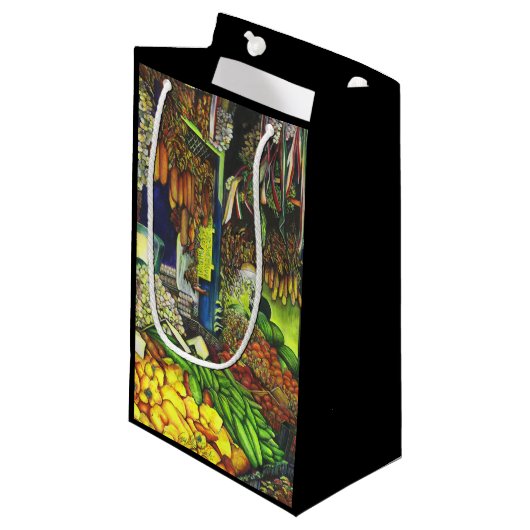 Petit Sac Cadeau Threads communs des interactions humaines, Budapes (Devant Angle)