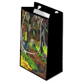 Petit Sac Cadeau Threads communs des interactions humaines, Budapes (Dos Angle)