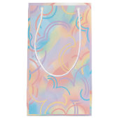 Petit Sac Cadeau Tie Dye Rainbow (Devant)