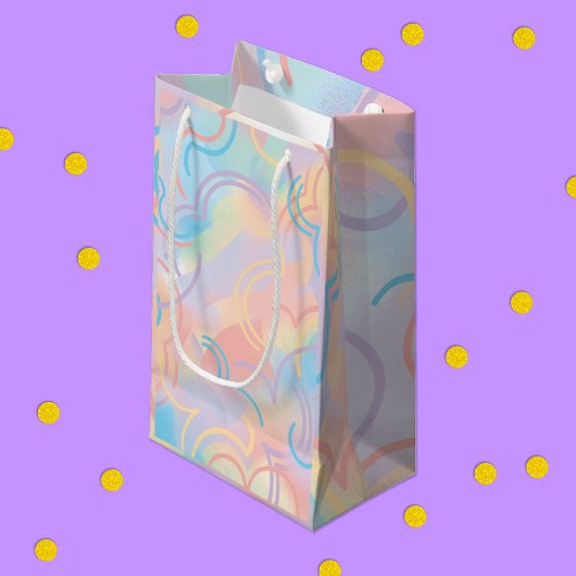 Petit Sac Cadeau Tie Dye Rainbow