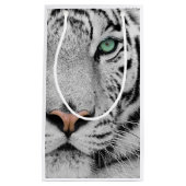 Petit Sac Cadeau Tigre blanc (Devant)