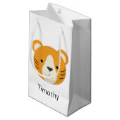 Petit Sac Cadeau Tigre mignon (Devant Angle)