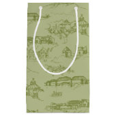 Petit Sac Cadeau Toile Chattanooga Vert (Devant)