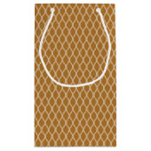 PETIT SAC CADEAU TONS DU MOTIF DE DIAMONDE BROWN (Dos)