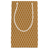 PETIT SAC CADEAU TONS DU MOTIF DE DIAMONDE BROWN (Devant)