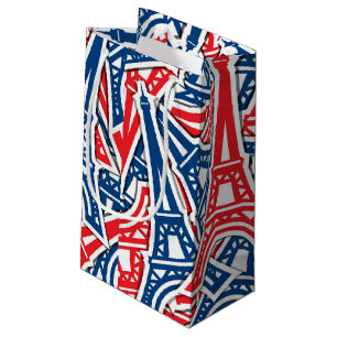 Petit Sac Cadeau Tour Eiffel, Motif France