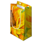 Petit Sac Cadeau Tournesol (Devant Angle)