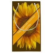 Petit Sac Cadeau Tournesol du 18e anniversaire (Dos)