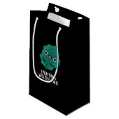 Petit Sac Cadeau Tout Sera O-kale Funny Veggie Pun Dark BG (Devant Angle)