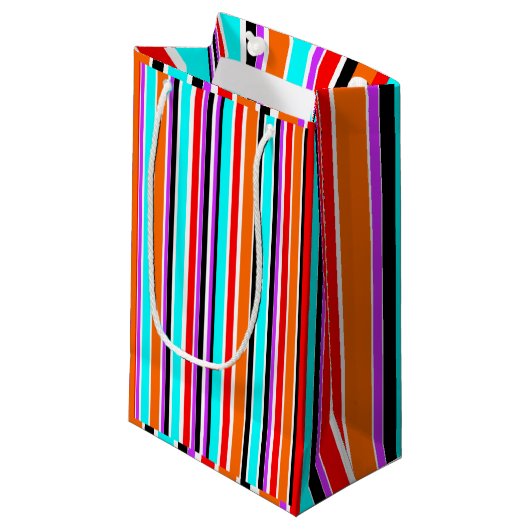 Petit Sac Cadeau Traces mixtes (Devant Angle)