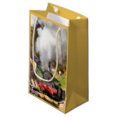 PETIT SAC CADEAU TRAINS À VAPEUR (Devant Angle)