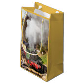 PETIT SAC CADEAU TRAINS À VAPEUR (Dos Angle)