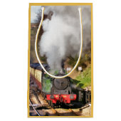 PETIT SAC CADEAU TRAINS À VAPEUR (Devant)