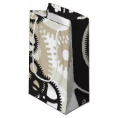 Petit Sac Cadeau Travail de roues de dent (Devant Angle)