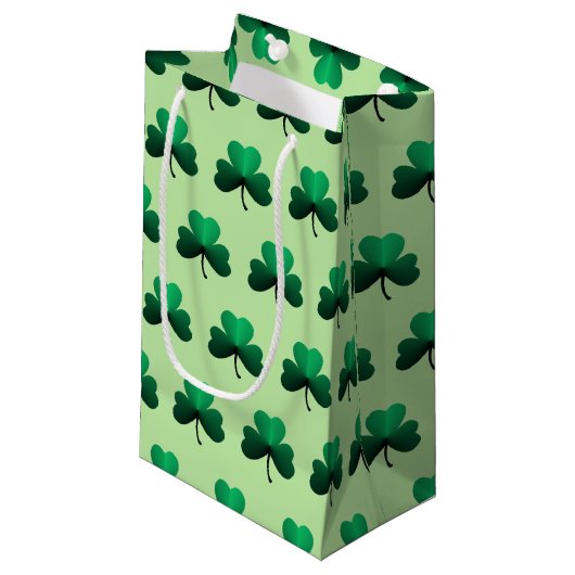Petit Sac Cadeau Trèfle (Devant Angle)