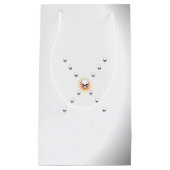 Petit Sac Cadeau Treize Skuls Eerie Orange Sunburst Cross (Devant)