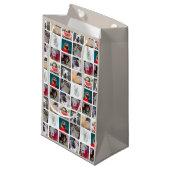 Petit Sac Cadeau Trendy 9 Photo Pattern Collage Keepsake (Devant Angle)