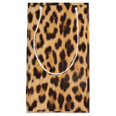 Petit Sac Cadeau trendy stylislisi wild safari leopard print (Devant)