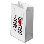 Petit Sac Cadeau Tribu des enseignants (Dos Angle)