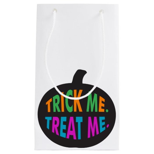 Petit Sac Cadeau Trick Me Treat Me Multi-Color (Devant)