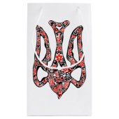 Petit Sac Cadeau Trident de l'emblème national ukrainien tryzub sty (Dos)