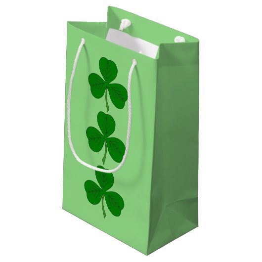 Petit Sac Cadeau Trio shamrock (Dos Angle)