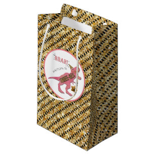 Petit Sac Cadeau Trois Rex Dinosaur 3e fête d'anniversaire
