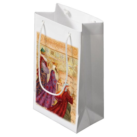 Petit Sac Cadeau Trois sages (Devant Angle)