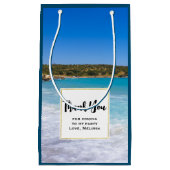 Petit Sac Cadeau Tropical Beach Island Paradise Party Merci (Devant)