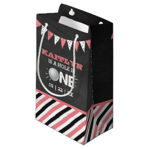 Petit Sac Cadeau Trou en une fille Golf 1er anniversaire Par tee