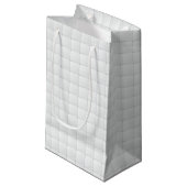 Petit Sac Cadeau Tuile blanche (Devant Angle)