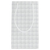 Petit Sac Cadeau Tuile blanche (Devant)