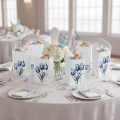 Petit Sac Cadeau Tulipes en bleu Delft