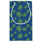 Petit Sac Cadeau Turtle Green et Blue Party Stups (Dos)