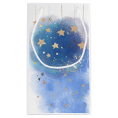 Petit Sac Cadeau Twinkle Twinkle Little Star, Blue And Gold (Dos)