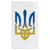 Petit Sac Cadeau Ukraine Pays Fierté Drapeau, drapeau ukrainien (Dos)