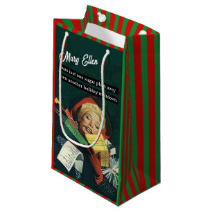 Petit Sac Cadeau Une Plum De Sucre Éloignée D'Une Autre Frise De Va