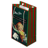 Petit Sac Cadeau Une Plum De Sucre Éloignée D'Une Autre Frise De Va (Dos Angle)