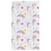 Petit Sac Cadeau Unicorne arc-en-ciel magique (Dos)