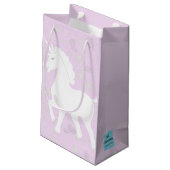 Petit Sac Cadeau Unicorne et étoiles (Dos Angle)