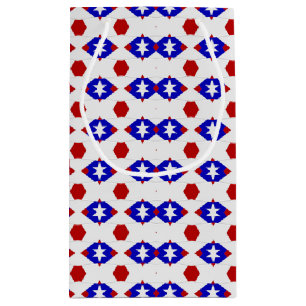 Petit Sac Cadeau USA Drapeau-Teabag plié S1-GIFT BAG s